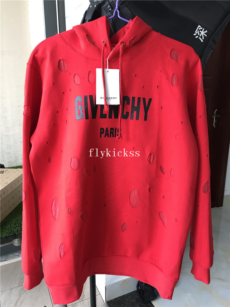 Givenchy Red Hoodie